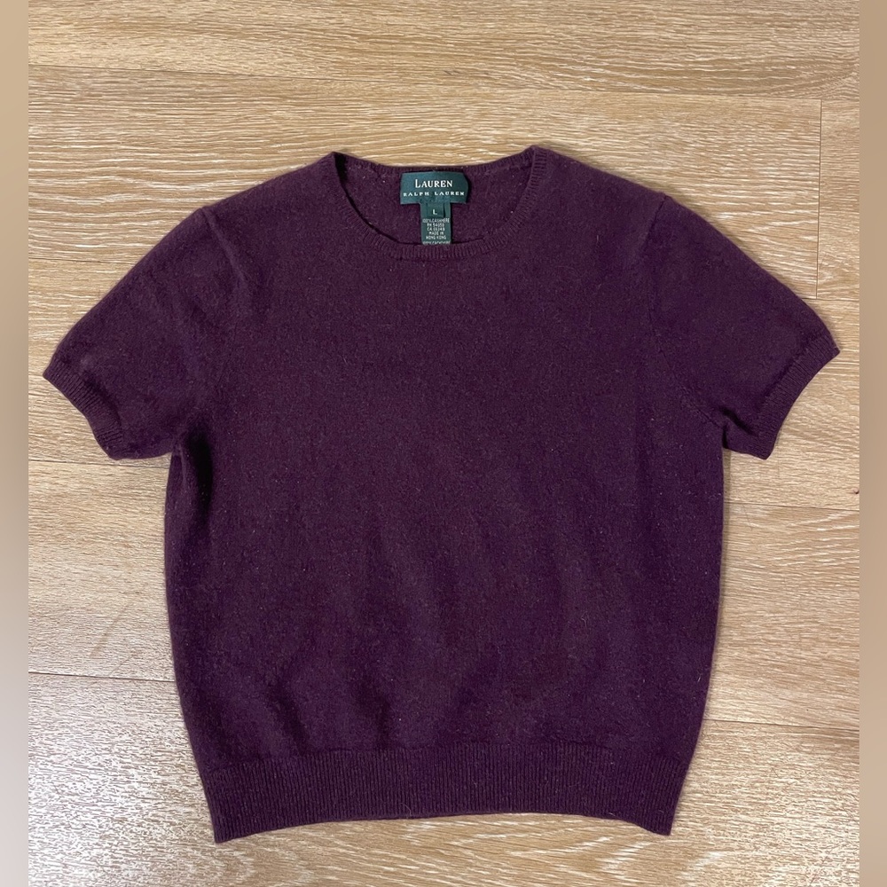 Ralph Lauren 100% Cashmere crew neck sweater